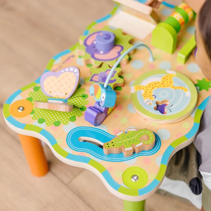 Image du produit Melissa & Doug Table de jeu en bois Jungle