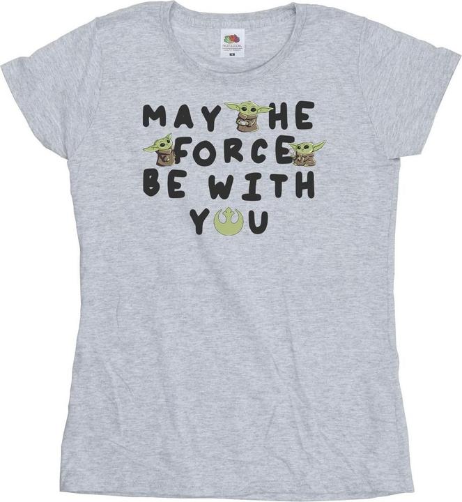Produktbild Star Wars The Mandalorian Grogu May The Force Be With You TShirt (S)