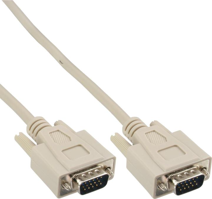 Produktbild InLine Kabelis D-Sub (VGA) - D-Sub (VGA) 5m Kabel (17712D) (5 m, VGA)