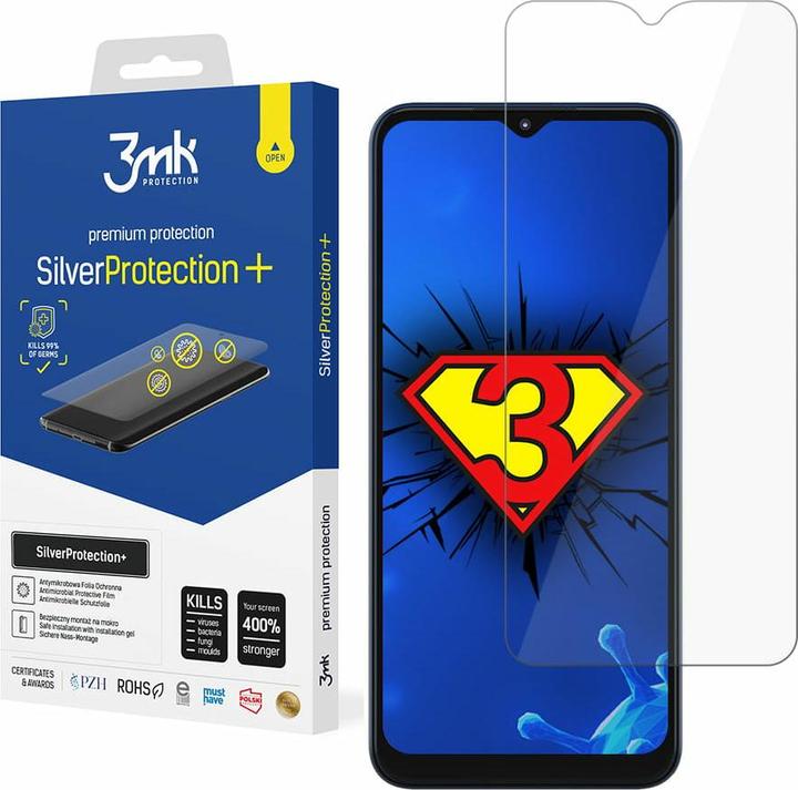 Actual product image 3MK "Silver Protection" + Motorola Moto G Play Wet Mount Antimicrobial Film (1 Piece, Motorola Moto X Play)