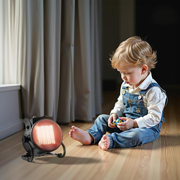 Immagine prodotto Wiltec Keramik Heizstrahler 2kW Heizlüfter Heizgerät Schnellheizer Elektrisch (2000 W)