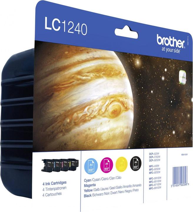 Produktbild Brother LC-1240VALBP Value Pack (M, BK, Y, C)