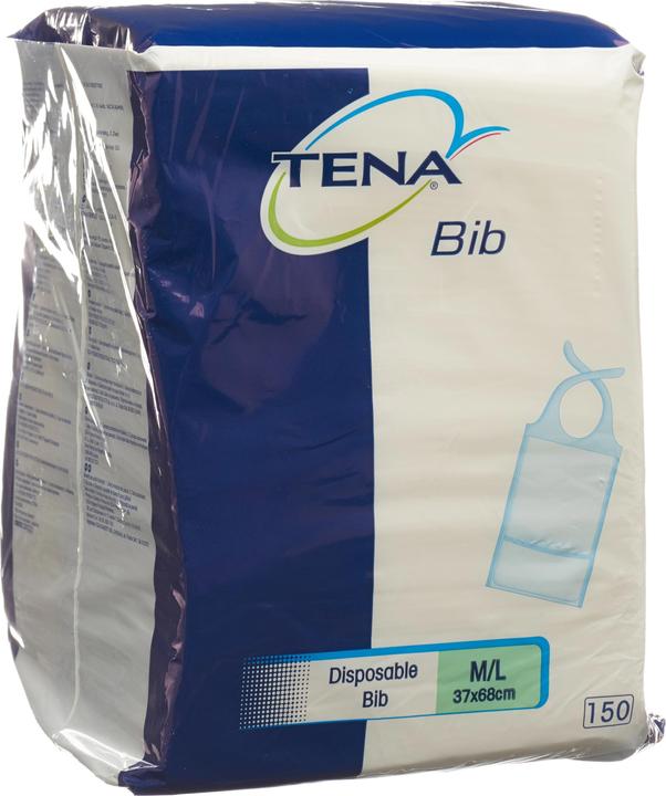 Immagine prodotto Tena Bavaglino tovagliolo protettivo M/L 37 x 68 cm (150 x, M, L)