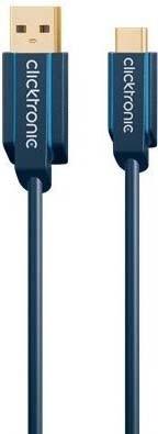 Produktbild clicktronic USB-C Adapterkabel (3 m, USB 3.0)