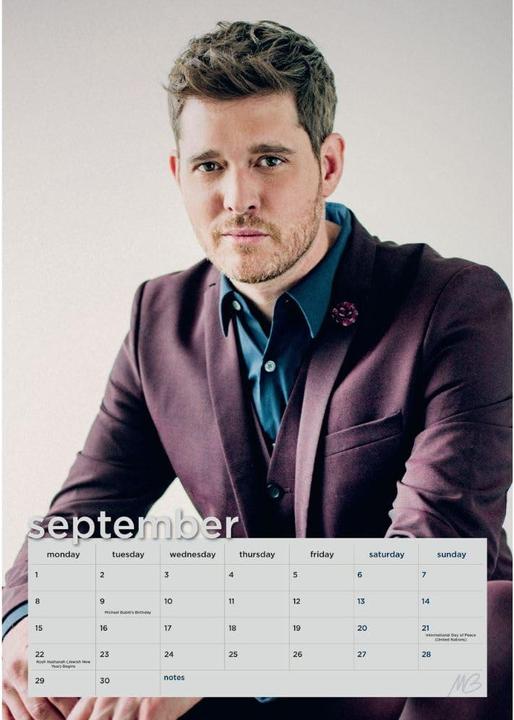 Immagine prodotto Michael Buble Calendario da Parete (Tedesco)