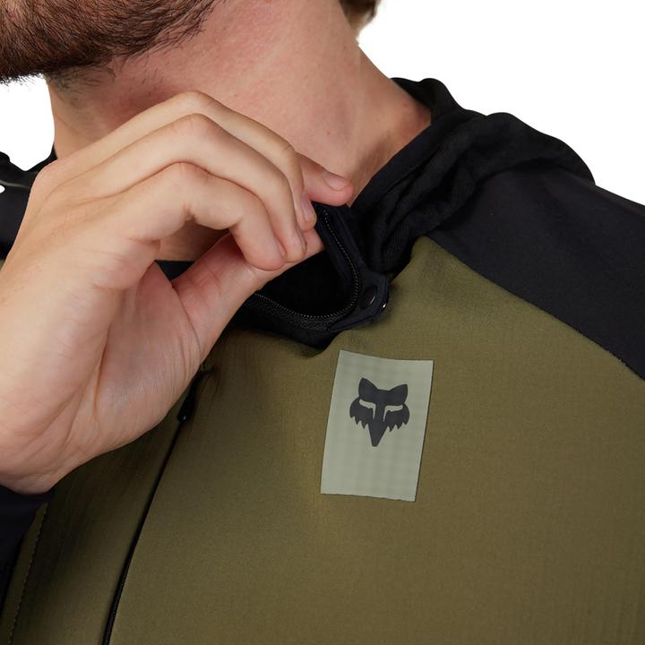 Actual product image Fox Jacket 23 Defend Thermal Hoodie Green (M)