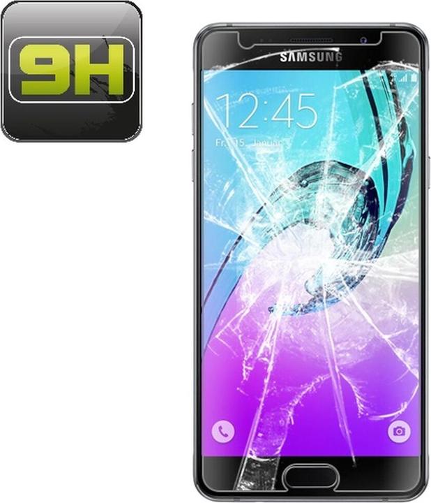Produktbild Protectorking 3x echtes Tempered 9H Panzerhartglas 3D KLAR (1 Stück, Samsung Galaxy A3)