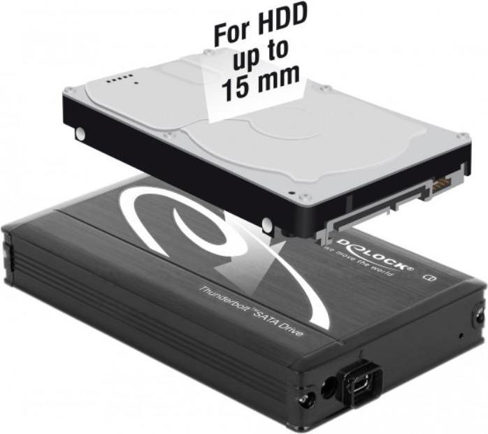Produktbild Delock Thunderbolt - SATA HDD / SSD 2.5" (2.5")