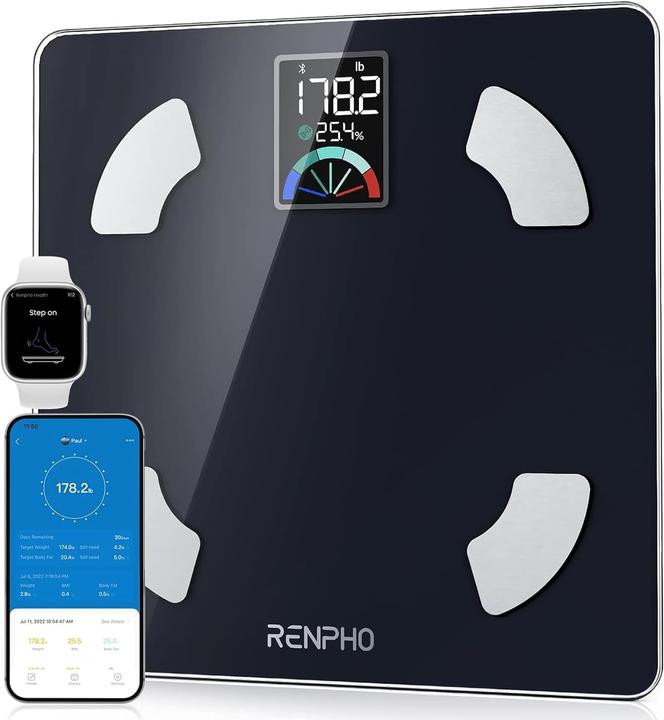 Renpho Digitale Körperfettwaage mit App (180 kg)