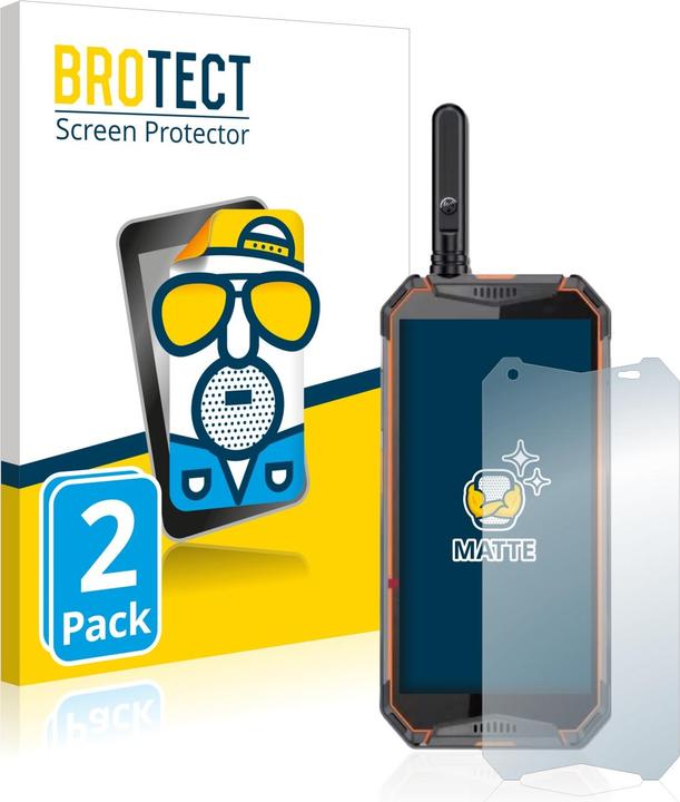Actual product image BROTECT Anti-glare screen protector matt (2 Piece, Ulefone Armor 3W)