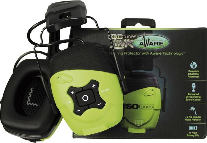 Image du produit ISOtunes Hørevaern Bluetooth Link +AWARE EN352 Apache (ANC, 22.50 h, Filaire)