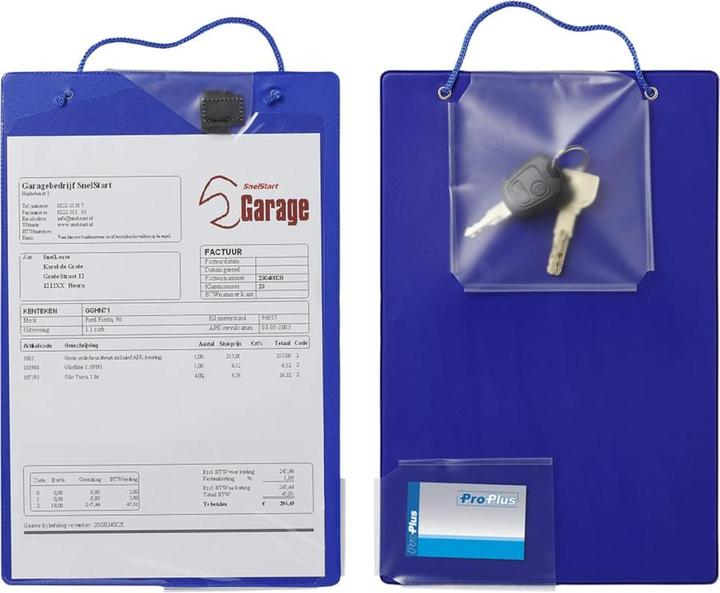 Immagine prodotto ProPlus Auftragstasche A4 blau 10er Paket (A4, 10 x)