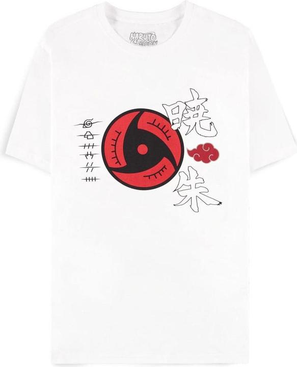 Difuzed Naruto Shippuden T-Shirt Akatsuki Symbols White Grösse S (S)