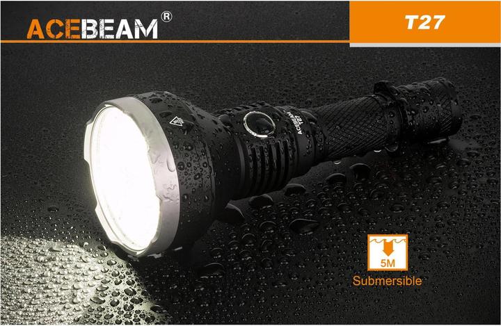 Image du produit AceBeam Lampe de poche LED T27 Thrower (17.47 cm)