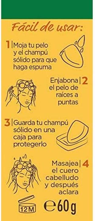 Immagine prodotto Garnier ORIGINAL REMEDIES champú sólido tesoros de miel 2 x 60 gr (Shampoo solido)