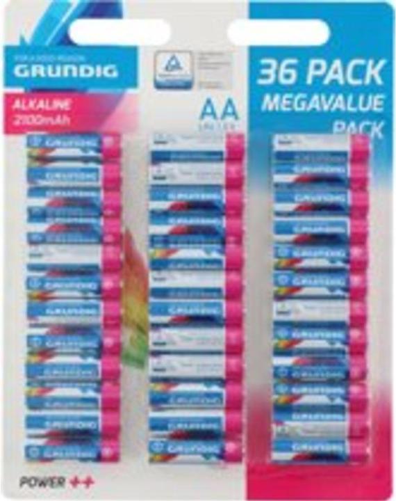 Grundig Power++ (36 Stk., AA, 2100 mAh)