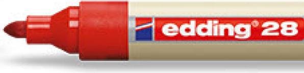 Image du produit Edding Marqueur pour tableau blanc 28 EcoLine (Rouge, 3 mm, 1 x)