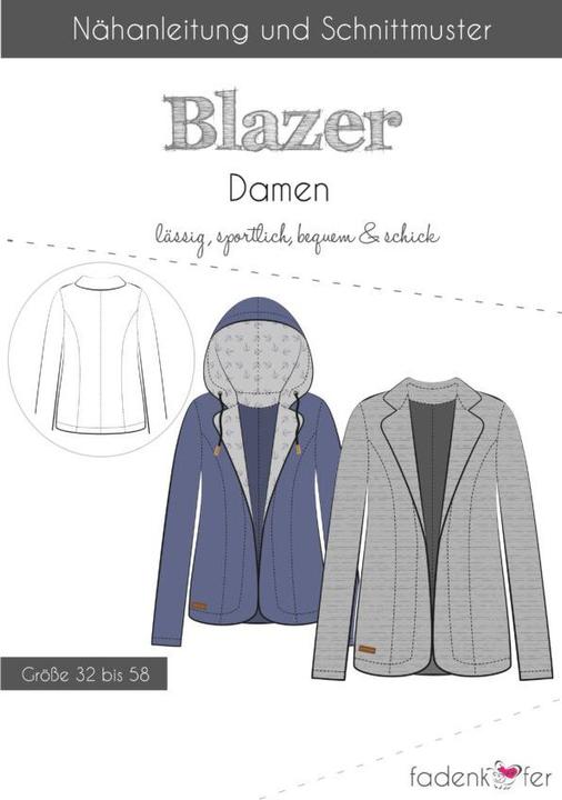 Produktbild Fadenkäfer Schnittmuster Blazer
