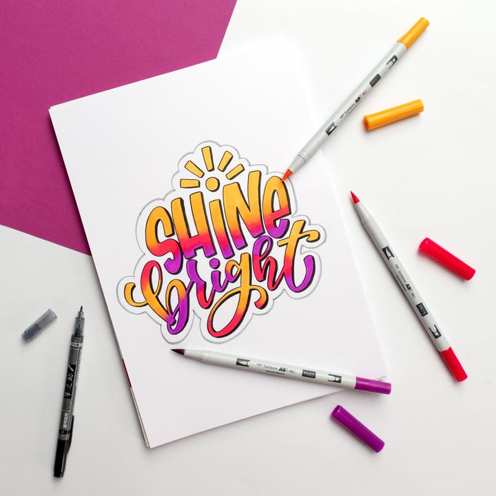 Immagine prodotto Tombow Abbot Pro Sunny Lettering Set (Multicolore, 3 x)