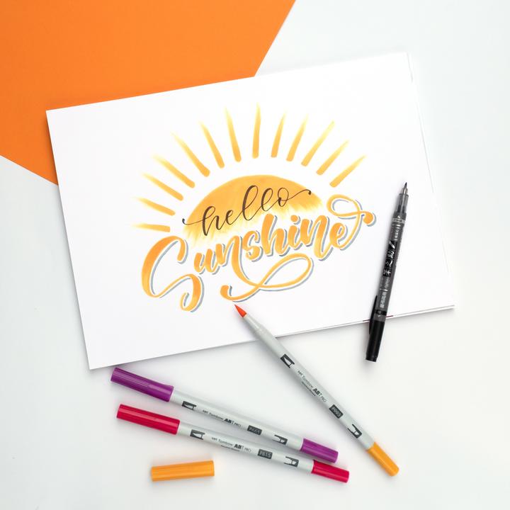 Immagine prodotto Tombow Abbot Pro Sunny Lettering Set (Multicolore, 3 x)