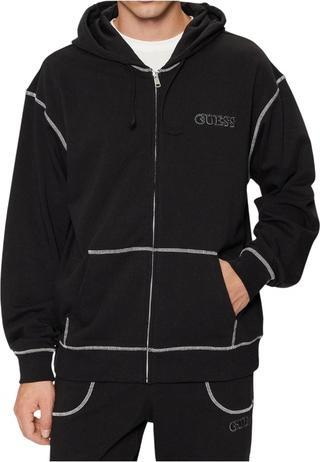 Immagine prodotto Guess Herren F-Zip Hoodie Sweatshirt Schwarz (XL)
