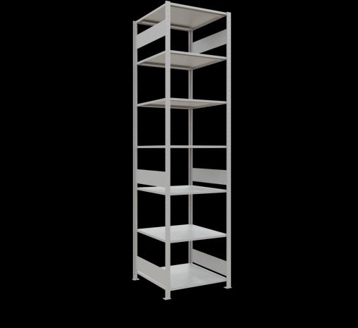 Immagine prodotto Schulte Lagertechnik Sistema di scaffalature di base senza viti MULTIplus150 con ripiani di lunghezza