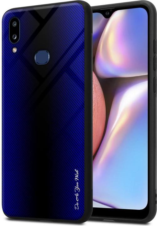 Produktbild Cadorabo TPU Gestreiftes Glas Cover (Samsung Galaxy A10s, Samsung Galaxy M01s)