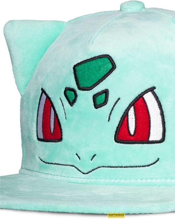 Image du produit Difuzed Pokémon : Peluche Bulbasaur - Casquette (Taille unique)