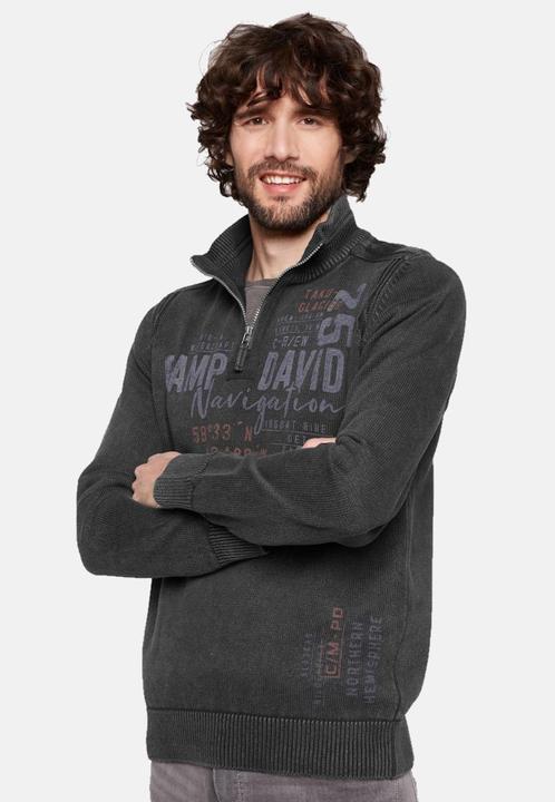 Produktbild Camp David Pullover Strickpullover Troyer (XL)