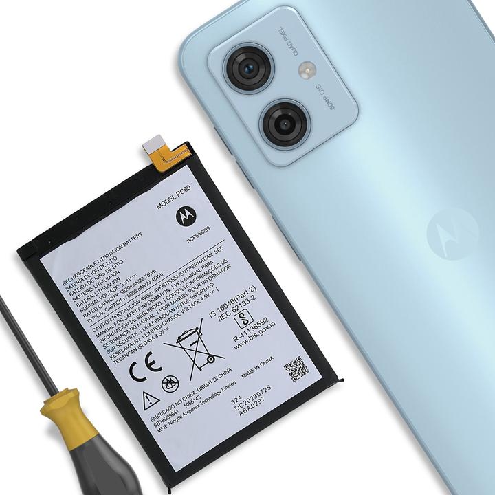 Actual product image Clappio 6000mAh replacement battery, replaces model PC60