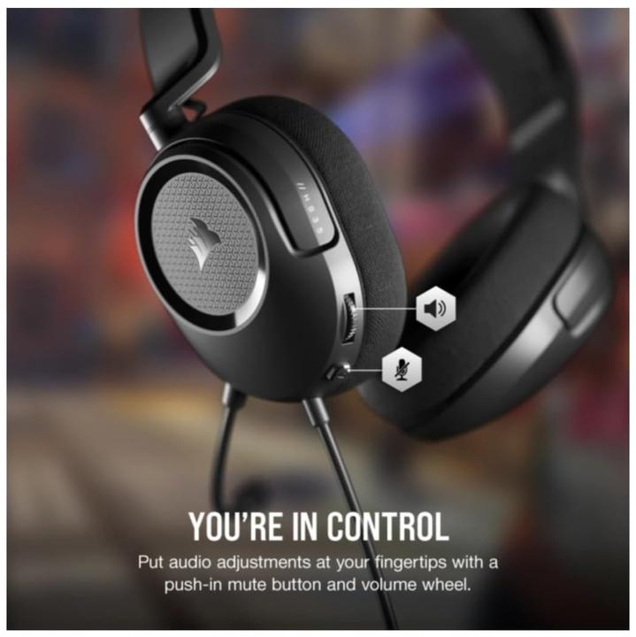 Actual product image Corsair HS35 SURROUND v2 Headset Wired Head-band Gaming Black (Cable)