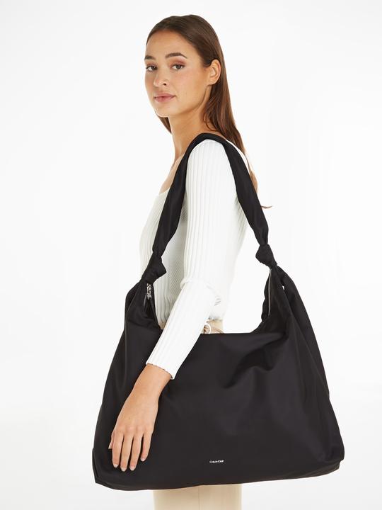 Actual product image Calvin Klein Soft Nappa Tote Bag LG Textile PSP23