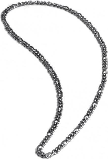 Produktbild Gemini HALSBAND - SCHWARZER STAHL - FIGARO - 55+10 CM (Edelstahl 316L)