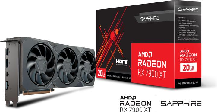 Image du produit Sapphire AMD RADEON RX 7900 XT MBA (20 Go)