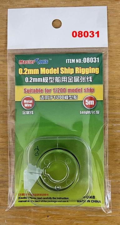 Immagine prodotto Master Tools 0,2 mm Modello di nave Rigging