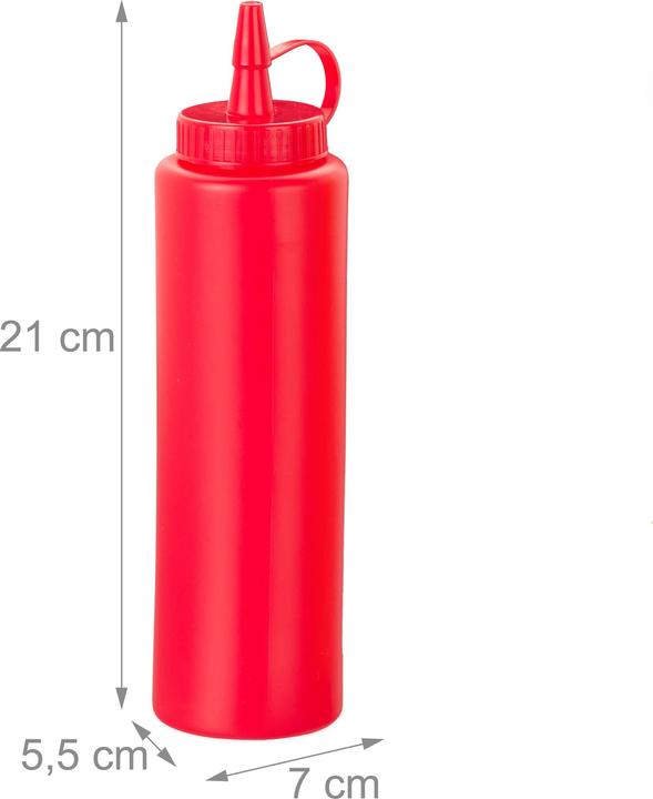 Actual product image Relaxdays Squeeze Bottle