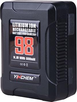 Actual product image Rolux Smart V-Mount Battery YC-98S 98Wh 14.8V 6800mAh (1 pcs., 6800 mAh, Battery + charger)