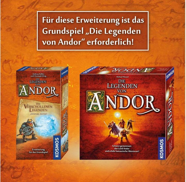 Immagine prodotto Kosmos Le leggende di Andor - Le leggende perdute "Tempi bui" (Tedesco)