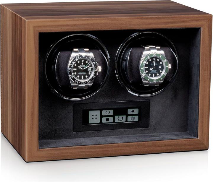 Benson Uhrenbeweger Compact Double - Walnuss (2 x)