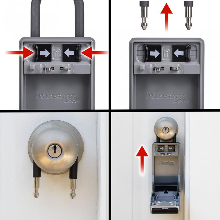 Image du produit Master Lock Boîte à clés avec arceau amovible 5480EURD