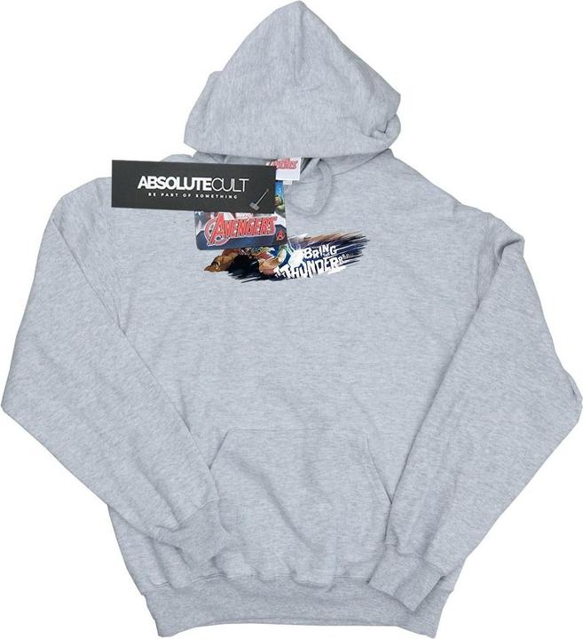 Image du produit - Sweat à capuche THOR BRING THE THUNDER - Garçon (140, 146)