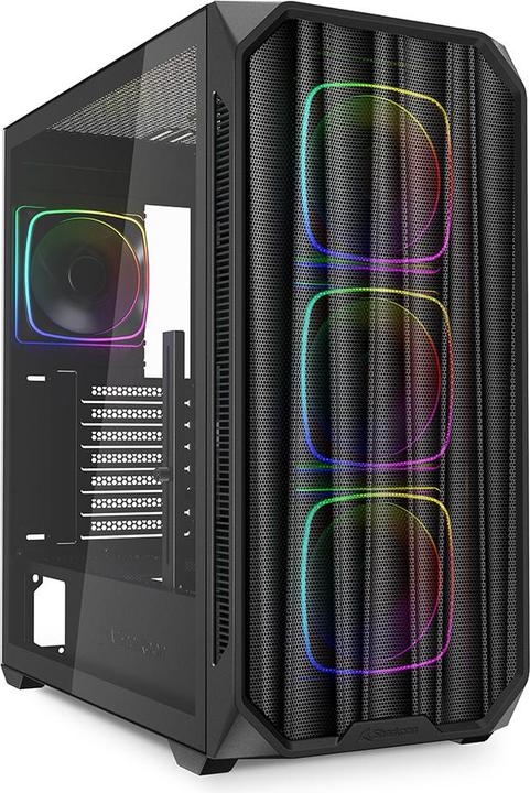 Actual product image Sharkoon AK5 RGB Black ATX (black) (ATX)