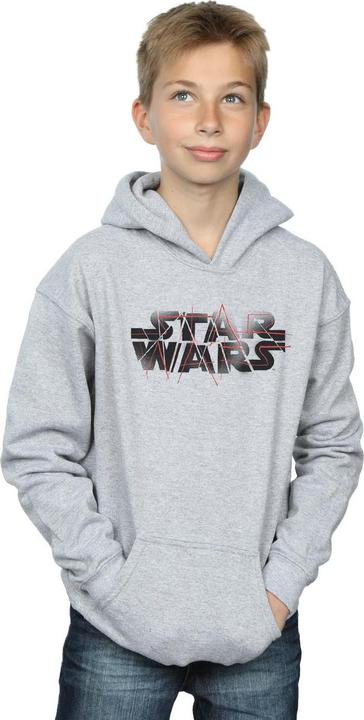 Actual product image Star Wars Boys The Last Jedi Spray Logo Hoodie (152, 158)
