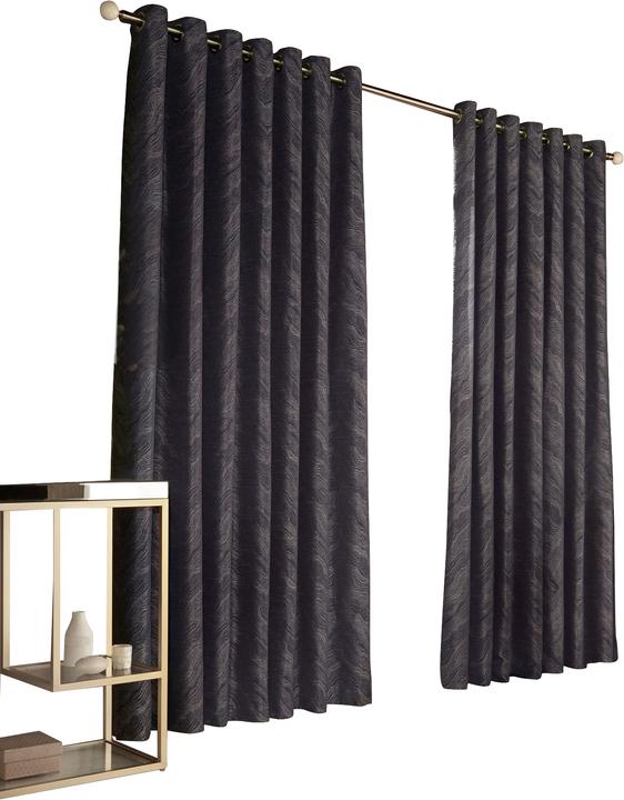 Actual product image Furn Eyelet Curtains Himalaya 2Pack (229 x 183 cm)