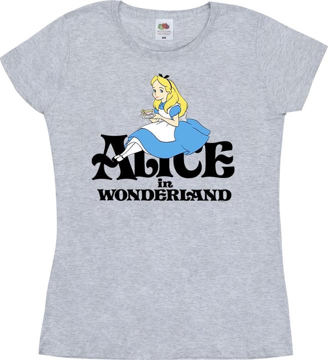Immagine prodotto Disney Alice In Wonderland Tea Drinker Classic Maglietta Donna (M)