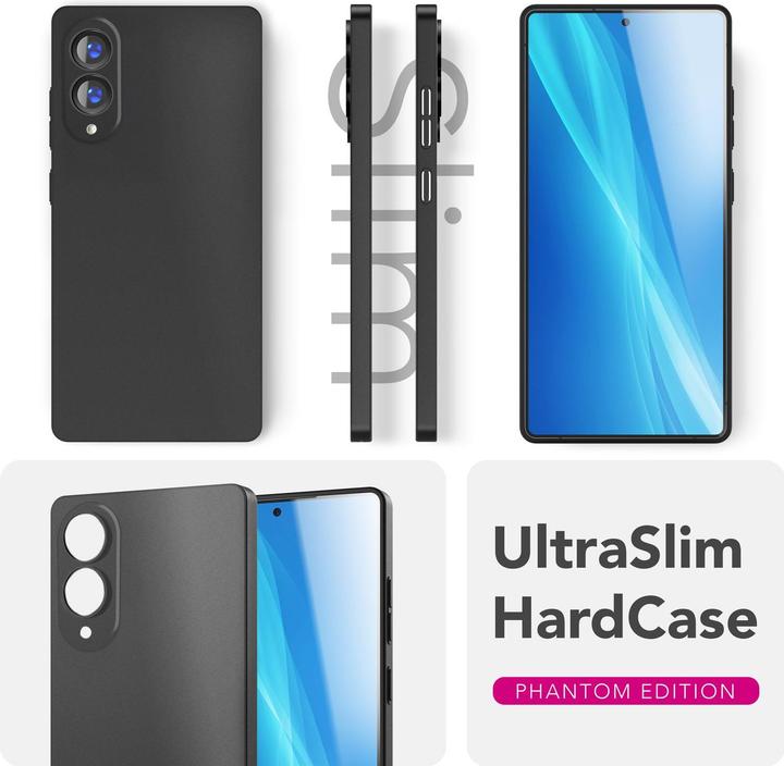 Immagine prodotto Nalia Phantom - 0,3mm Extrem Dünn, Federleicht, Mattiert, Minimalistisch - Ultra-Slim Handycase (Samsung Galaxy S25 Edge)