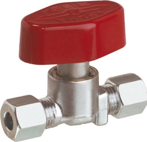 Actual product image GOK Quick-closing valve 8mm chrome-plated