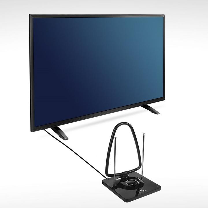 Actual product image Maclean MCTV-963 MCTV-963 vidaus antena (Indoor antenna, 45 dB, DVB-T / -T2, DVB-S / -S2, LTE, UKW / MW / LW)