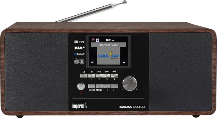 Imperial Dabman i200 CD (Internetradio, DAB+, UKW, FM, Bluetooth, WLAN)