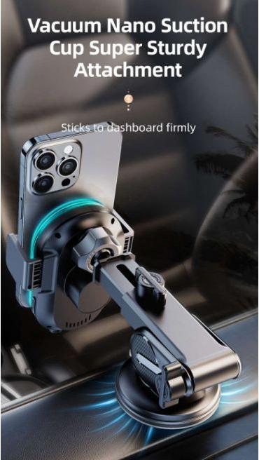 Actual product image Joyroom 15W Dual-Coil Wireless Car Charger Holder